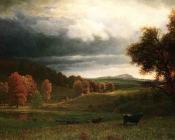 阿尔伯特 比尔施塔特 : Autumn Landscape The Catskills
